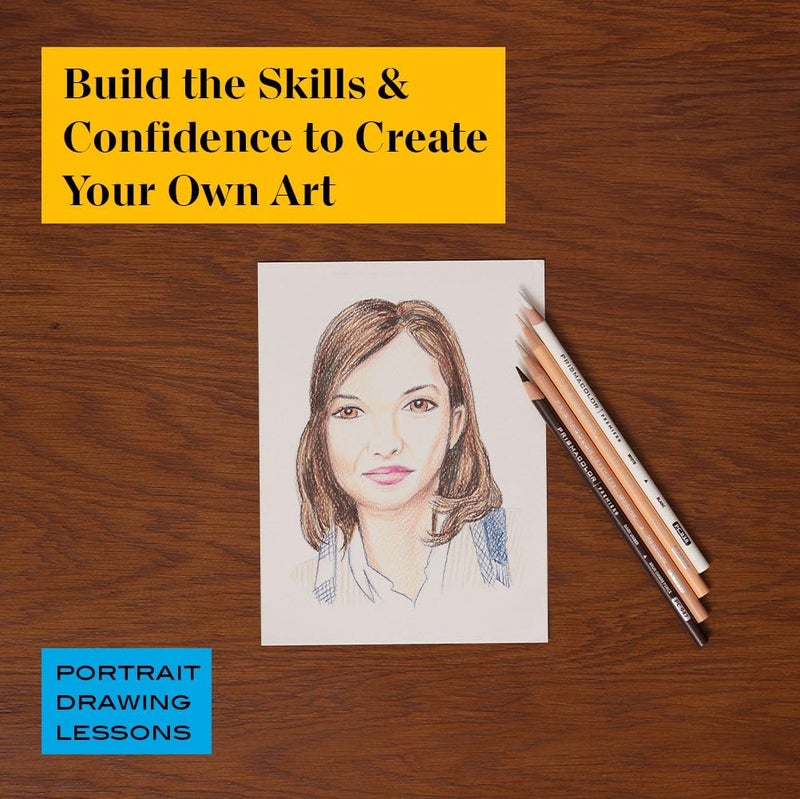 Prismacolor Technique  Portrait Drawing Set  Level 1  Art Supplies & Digital Art Lessons  26 Count  Perfect for Beginner Artists and Professionals - Image 5